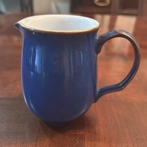DENBY Imperial Blue Cream Bowl Creamer Server Pourer Dinnerware
